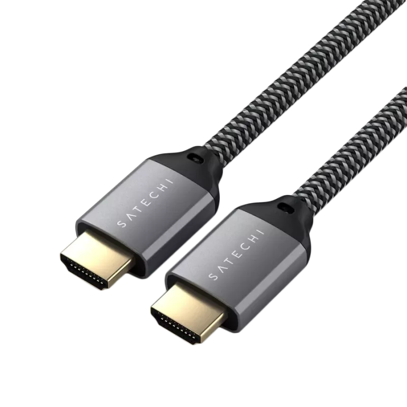 Satechi ST-8KHC2MM - 2 m - HDMI Typ A (Standard) - HDMI Typ A (Standard) - Grau