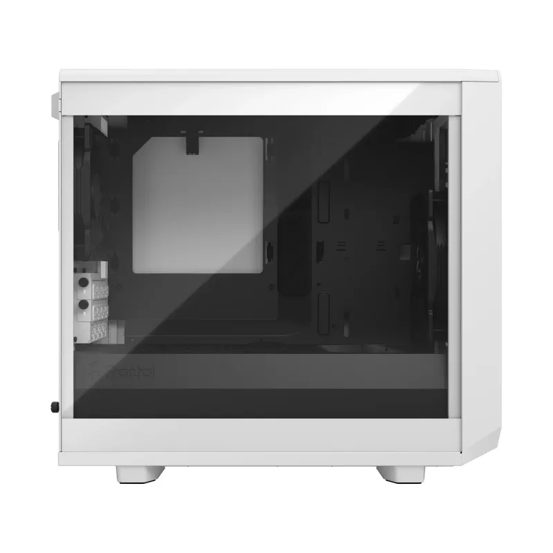 Fractal Design Meshify 2 Nano - Mini-ITX Tower (Tempered Glass) - kein Netzteil (ATX) - Weiß - USB/Audio (FD-C-MES2N-02)