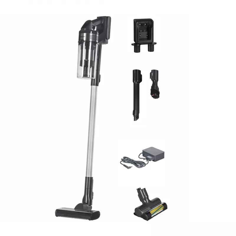 Samsung VS15A60AGR5 Stabstaubsauger/elektrischer Besen 2-in-1 Stabstaubsauger Batterie Trocken HEPA beutellos 150 W Silber