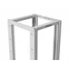LANBERG 19 Zoll Open Rack 27U 600x800 mm grau, 27U Open-Frame-Server-Rack