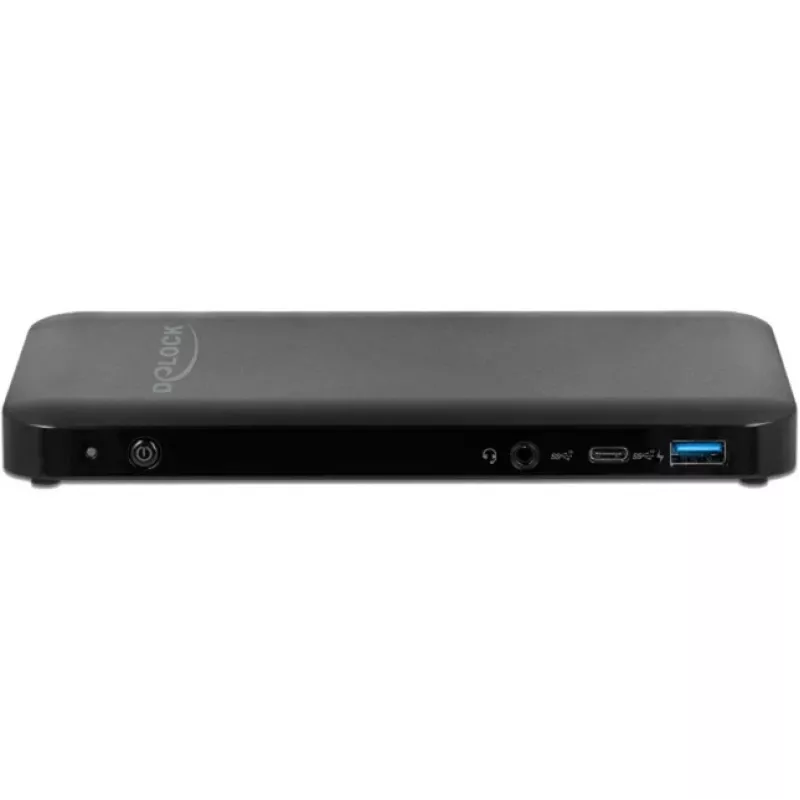 Delock USB Type-C DP 1,4 Dockingstation 4K – Dockingstation – USB-C 3,2 Gen 2 – HDMI, DP – 1GbE – 85 Watt (87746)