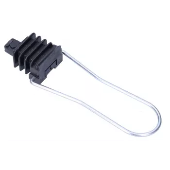 Glasfaser-Kabelhalterung Extralink AC-12 für 2–24 Fasern, max. Bündel-Ø 1,2 cm, ABS und Metall, schwarz