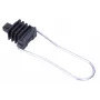 Glasfaser-Kabelhalterung Extralink AC-12 für 2–24 Fasern, max. Bündel-Ø 1,2 cm, ABS und Metall, schwarz