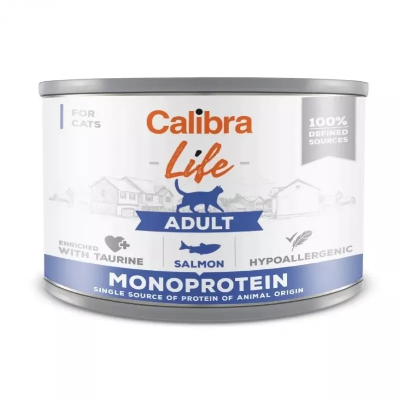 CALIBRA Cat Life Sensitive Lamm - Nassfutter für Katzen - 200g