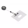 Durable 8016 Querformat-Ausweishalter Transparent 10 Stück