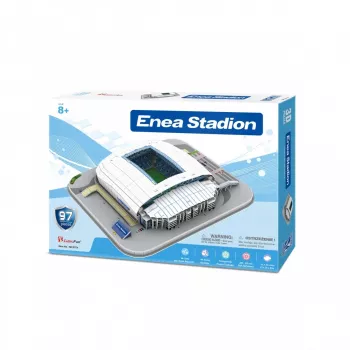 3D Puzzle cubicfun Lech-Poznan-Stadion-Modell – Stadion-Nachbau im Maßstab zum Zusammenbauen, Kartonbauteile, Modellnummer 306-20257