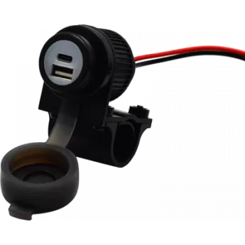 Albrecht Duo USB A+C Steckdose Motorrad 12/24V (73701)
