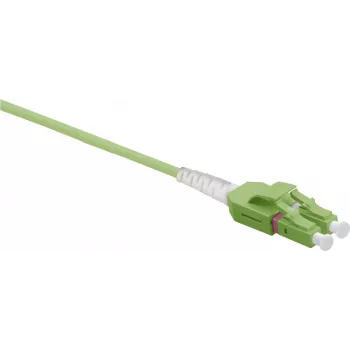LWL-Patchkabel Helos LWL-Patchkabel Uniboot LC/LC Duplex 50/125µm OM5 10,0m Grün