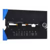 Crimpzange Alantec NI040 für RJ-45-Stecker, Stahlkonstruktion, Kunststoffgriffe, schwarz/blau