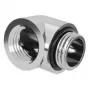 Barrow Adapter 90° G1/4 männlich auf G1/4 weiblich, Edelstahl (TDWT90-B01 SS)