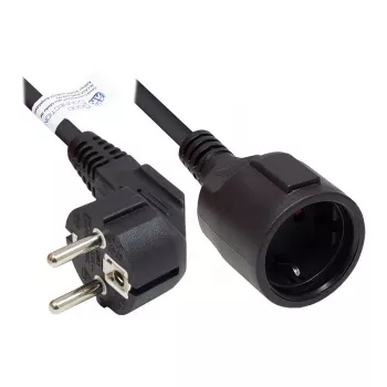 Good Connections Schuko-Verlängerung schwarz 5m