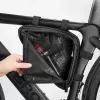 Rockbros B39-2 wasserdichte Fahrradrahmentasche, schwarz