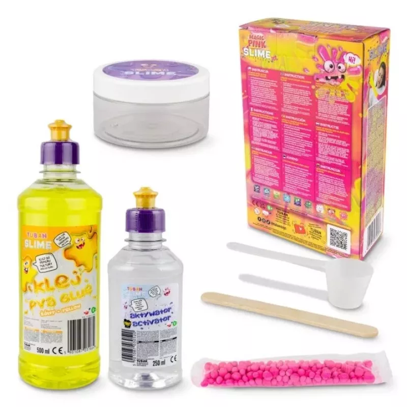 Slime DIY-Set TUBAN TU3569 — Magic Pink XL, ungiftig, sicher für Kinder