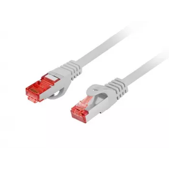 LANBERG Cat6 F/UTP (FTP) Netzwerkkabel, RJ-45–RJ-45, 10 m, Grau