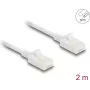 Netzwerkkabel DeLOCK RJ45 Cat.6A Stecker zu Stecker 2 m weiß