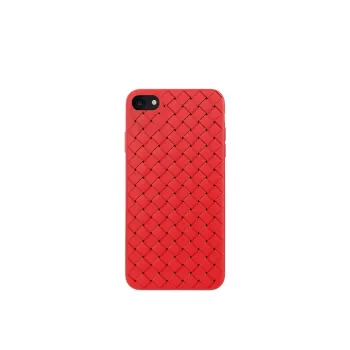 Handy-Schutzhülle Devia für iPhone SE2 in Rot mit Webmuster