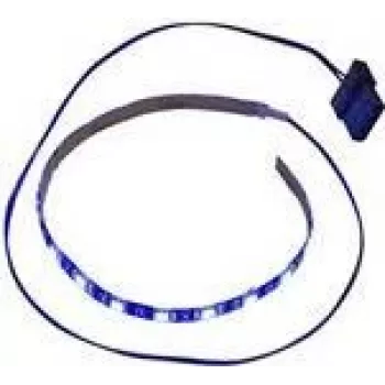 LED-Streifen Inter-Tech 88885448 300 mm Schwarz Blau 18 Lampen