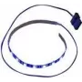 LED-Streifen Inter-Tech 88885448 300 mm Schwarz Blau 18 Lampen