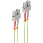 shiverpeaks BS07-510815. Kabellänge: 15 m, Fasertyp: OM5, Stecker 1: SC, Stecker 2: SC, Kerndurchmesser: 50 µm, Vollduplex, Kabel-Farbe: Grün (BS07-510815)