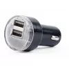 Auto-Ladegerät Gembird EG-U2C2A-CAR-02, 12–24V Eingang, 5V/2,1A Ausgang, 2× USB 2.0, schwarz
