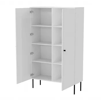 Vitrine cama meble PALAZZO BIS 1000×390×1660 mm weiß matt