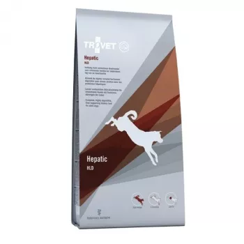 Trockenhundefutter TROVET Hepatic HLD mit Huhn, veterinärmedizinische Leberdiät, 12,5 kg, für ausgewachsene Hunde 10–15,9 kg