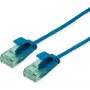 ROLINE RM UTP Patchkabel Kat6A/Kl.EA schlank Blau 0,3m - UTP (21.45.3441)