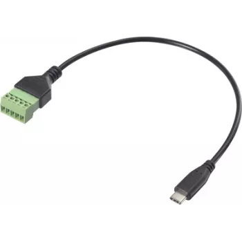 Renkforce USB-C Adapterkabel[1x Stecker - 1x Klemmanschluss] RF-6443952 30 cm (RF-6443952)