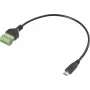 Renkforce USB-C Adapterkabel[1x Stecker - 1x Klemmanschluss] RF-6443952 30 cm (RF-6443952)