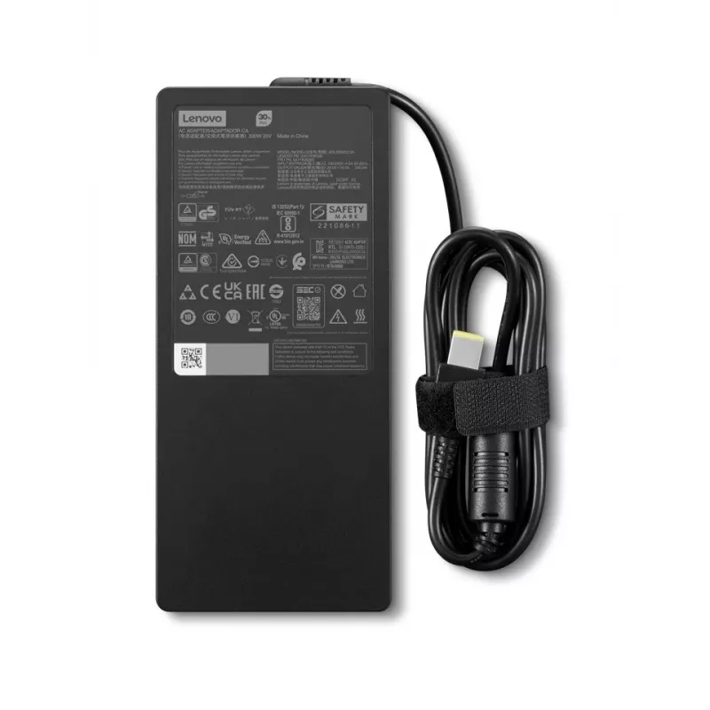 Netzteil Lenovo Legion schlank 330W GaN 20V – Ladeadapter für Laptops, 330W, GaN, 20V Ausgang