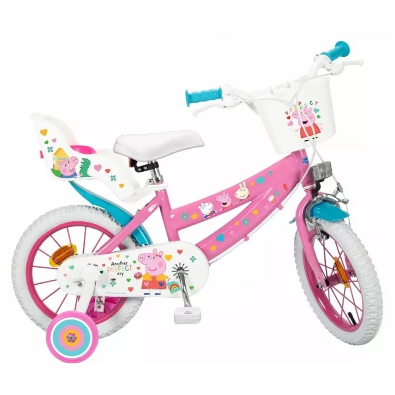 Kinderfahrrad 14 Peppa Pig pink 1495 TOIMSA