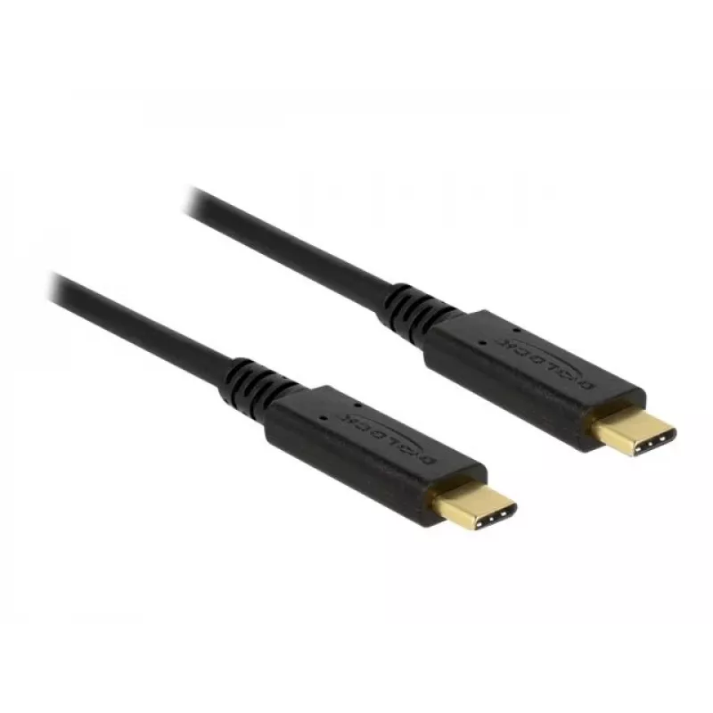 USB-Kabel DeLOCK 85531 USB 3.2 Gen 2 1m USB C Schwarz