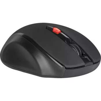 Kabellose RF Optische Rechtshänder-Maus DEFENDER ULTRA MM-315 — 1600 DPI, 6 Tasten, USB-Empfänger, schwarz