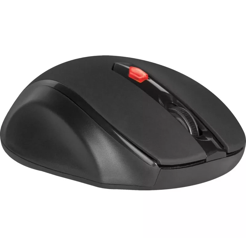 Kabellose RF Optische Rechtshänder-Maus DEFENDER ULTRA MM-315 — 1600 DPI, 6 Tasten, USB-Empfänger, schwarz