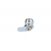 Türschloss Extralink ROUND LOCK FOR CABINETS, rundes Schranktürschloss, silber