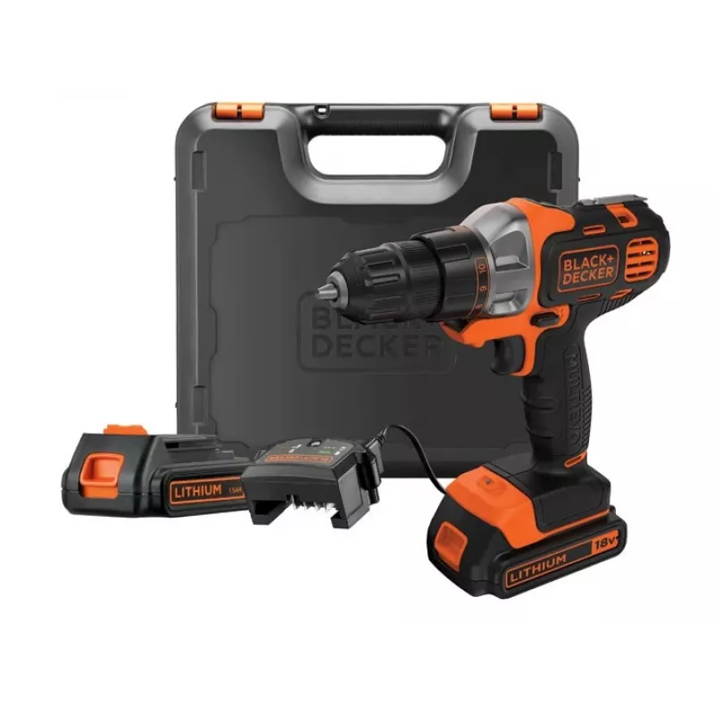 Schwarz & Decker MT218KB Bohrmaschine 800 U/min Schwarz, Orange 1,46 kg