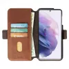 PhoneWallet Krusell für Samsung Galaxy S21+ vintage cognac — Wallet-Handyhülle
