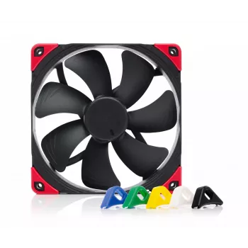 140 mm Noctua NF-A14 PWM chromax.Schwarz.swap Gehäuselüfter, 12V, 300–1500 RPM, PWM, 140.2 m³/h, 24.6 dB
