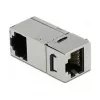 DeLOCK Keystone-Modul RJ45-Buchse auf RJ45-Buchse Cat.6A 90° abgewinkelt