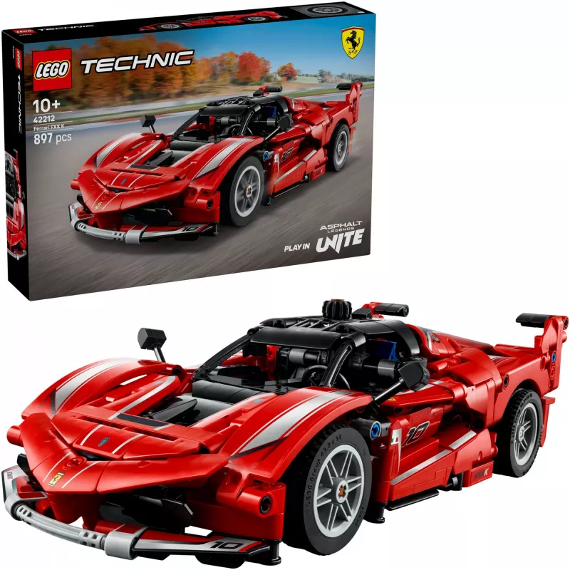 LEGO Technic Ferrari FXX K Modell im Maßstab 1:10, 897 Teile, ab 10 Jahren