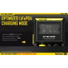 Batterieladegerät Nitecore D2 — 2‑Schacht-Ladegerät für AA/AAA/AAAA/C-Akkus, 100–240V Eingangsspannung, 4,2V Ausgangsspannung, schwarz