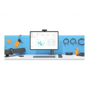 Bundle LOGITECH Tap Controller kabelgebunden mit Cat5e Kit+AIS Intel Core i5-1350P 16GB 250GB+Montageset für Videokonferenzen