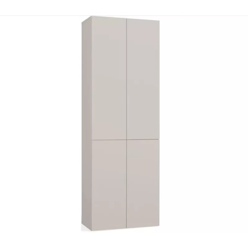 Badezimmerschrank Nel DD 1K Korb Farbe Kaschmir Lange Türen