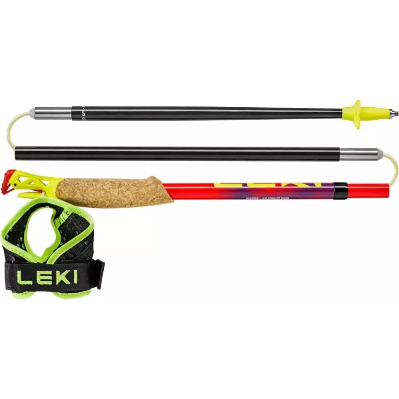 Trekkingstöcke Leki TRL Ultratrail FX One 115 cm, rot