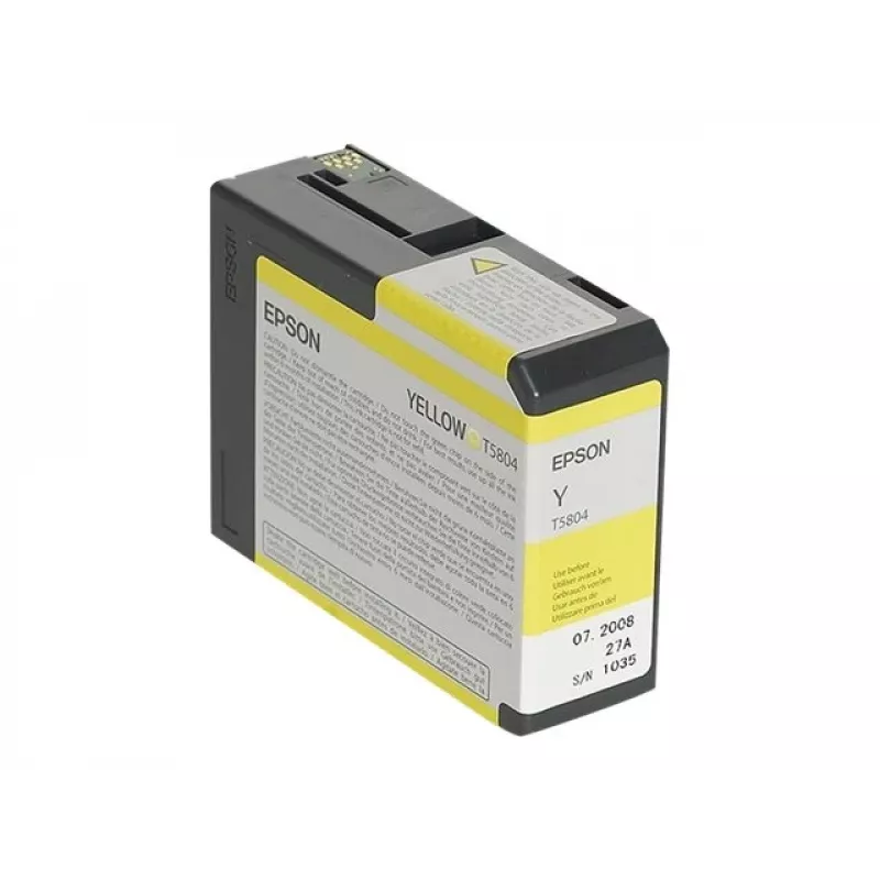 Epson Einzelpackung Gelb T580400, Gelb, Pigmenttinte, 80 ml, 1 St.
