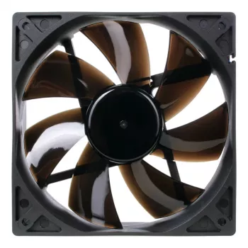 Gehäuselüfter NoiseBlocker SchwarzSilentPro PL1 120 mm, 900 U/min, 11 dB, 68 m³/h, 4,5 V, Schwarz