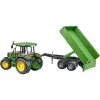 Traktormodell BRUDER John Deere 5115 M mit Kippanhänger