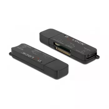 Kartenleser DeLOCK SuperSpeed USB für SD Micro SD MS