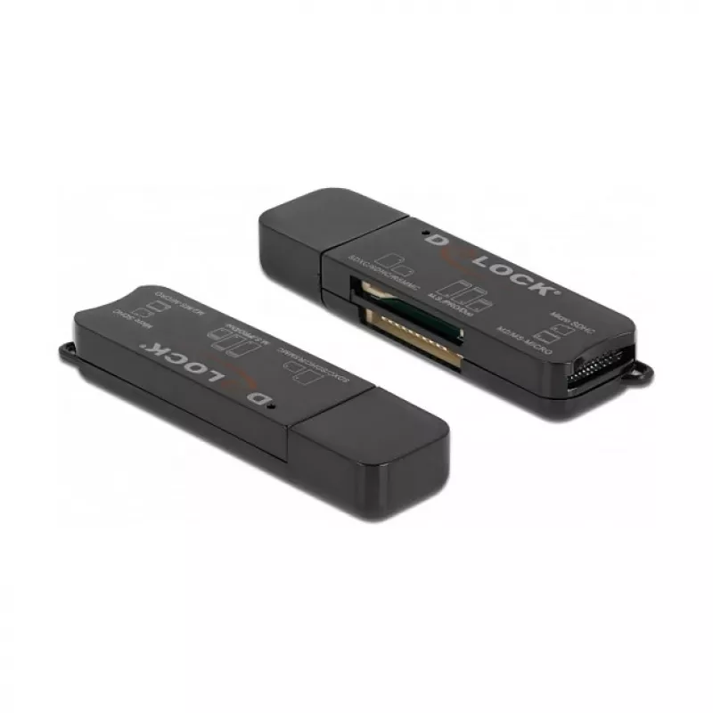 Kartenleser DeLOCK SuperSpeed USB für SD Micro SD MS