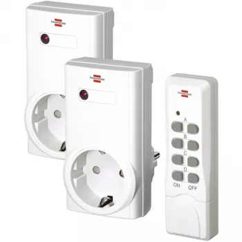 Brennenstuhl 1507150 – Drahtlos – 433,92 MHz – Innenbereich – Weiß – IP20 – 150 mm (1507150)